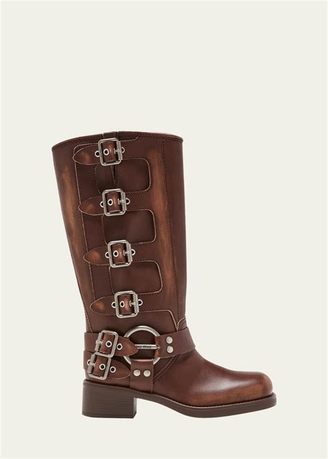 miu miu harness boots|miu biker boots damen.